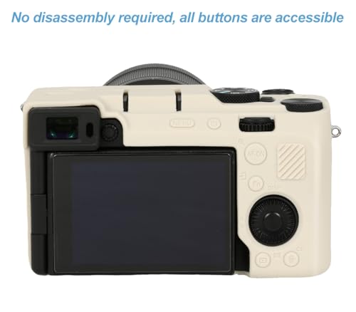 Funda Pocoukate para cámara Sony Alpha 7C II / 7CR Beige miniatura 4