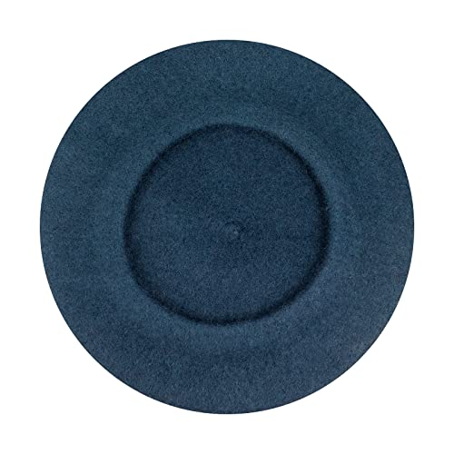 Image of Klong Women Wool Beret Hat French Style Solid Color