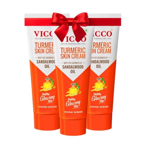 Image of Turmeric Skin Cream With Sandalwood Oil | Ayurvedic Skin Brightening Cream for Healthy & Glowing Skin | 100% Natural Skin Cream for all Skin Types | 70 Grams Tube (Minimum Order Quantity: 3)