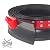 Universal Garage Door Seal, Garage Door Rubber Seal Strip Replacement, Weatherproofing Garage Door Weather Stripping with Nails (20 Feet)