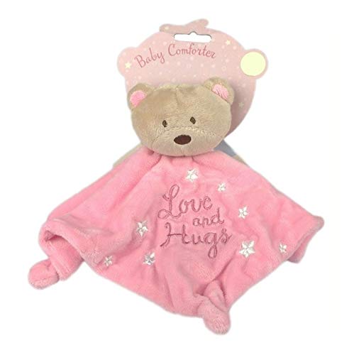 Naninha Bebê Infantil Ursinho Paninho Cheirinho Dormir Rosa