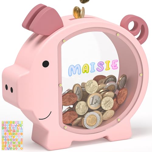 Wooden Piggy Bank For Kids KMC