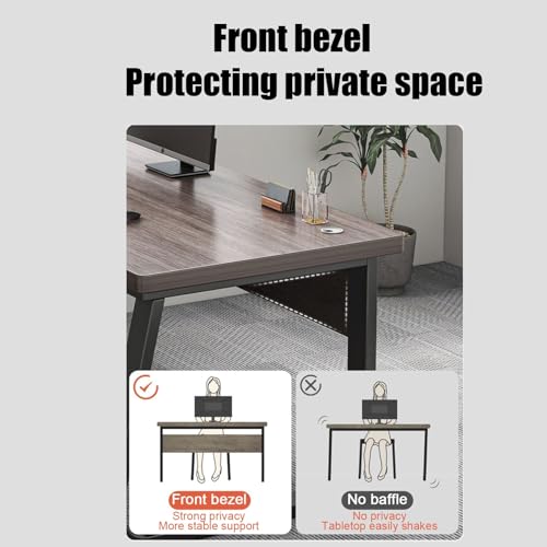 Bureau compact 140x60 pour petits espaces idéal contre le manque de place - 4