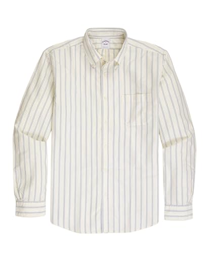 [Brooks Brothers] [ブルックスブラザーズ] コットンオックスフォード ストライプ フライデーシャツ 100221439 イエロー S