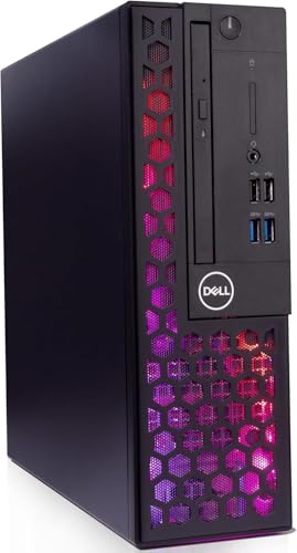 Image of Dell Optiplex 3060 (RGB) Desktop Computer | Hexa Core Intel i5 (3.2) | 16GB DDR4 RAM | 1TB SSD | 24 inch New LCD | Windows 11 Pro | Light Gaming PC (Renewed)