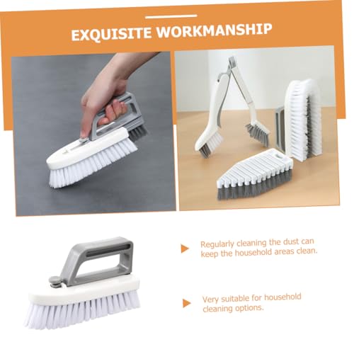Brosse de nettoyage amovible pour éliminer la saleté des rails de douche