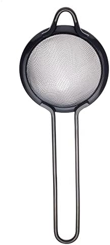 Barfly Fine Mesh Strainer, 3 1/2" Diam. Bowl, Gun Metal Black - Thumbnail 3