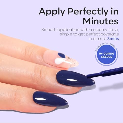 modelones Blue Gel Nail Polish White Gel Nail Polish miniatura 4
