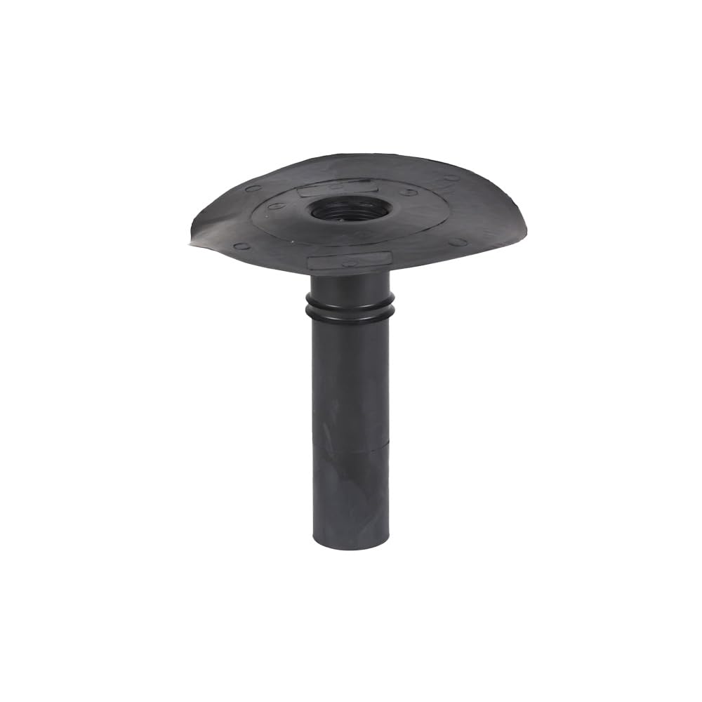 HSS EPDM Flachdachablauf - Gulli für Dachentwässerung DN50 - Geeignet für Carports, Garagen, Gartenhäuser & Fast alle Untergründe