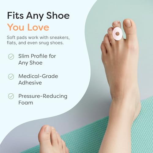 Image of ZenToes Corn Pads for Toes, Anti-Friction Callus Cushions for Sensitive Skin, Soft Corn Cushions, Waterproof & Breathable, 72 Count (Pack of 2)