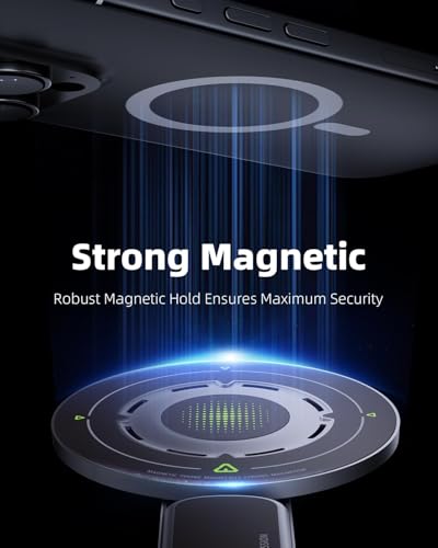 Image of MOROFY 3 in 1 Magnetic Finger Ring Holder with Double-Sided Magnet, Phone Grip Stand, Fidget Toy Design, 360 Rotation, Magnetic Phone Stand Compatible with iPhone 17 /16 /15 /14 /13 /12 Series (Black)