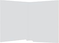 Vista 30 de Carpetas de archivos marrones, material médico, carpeta con pestaña final reforzada tamaño carta con cierre de 2 pulgadas en el interior frontal