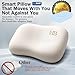 HighBeds Side Sleeper Pillow – Soft Ergonomic Cervical-Neck-Pillow for Neck Pain Relief, Ice Silk Zipperless Pillowcase, Eco Friendly and Durable Material (White)
