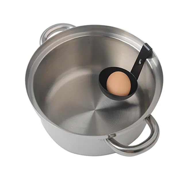 VIVITO Steel Egg Poacher Cup with Hanging Hook | Non-Stick, Heat-Resistant, Egg Cooker | Perfect for Poached Eggs, Dumplings, and More | Ideal for Home Chefs & Breakfast Lovers | (Pack of 2) 2