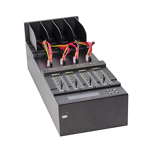 Image of Systor 1 to 3 PCIe M.2 NVMe /SATA Duplicator - 9GB /Min - SYSNVME-XW203 | Standalone duplicator to clone, erase and sanitize PCIe M.2 NVMe, SATA SSDs, and 2.5 inch /3.5 inch SATA hard drives no-PC operation.