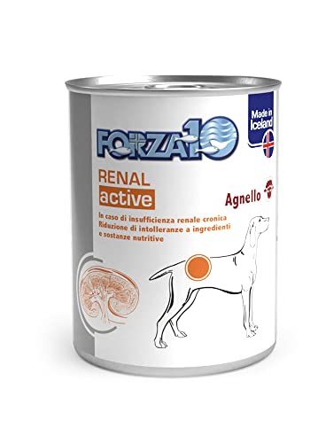 UMIDO PER CANI FORZA10 RENAL ACTIVE 390 GR AGNELLO