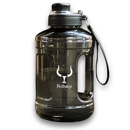 Bullstep® - Trinkflasche Gym 1,5 l - Fitness Flasche - Große Trinkflasche Fitnessstudio - Gym Water Bottle - Hermetisch Getränkeflaschen Sport