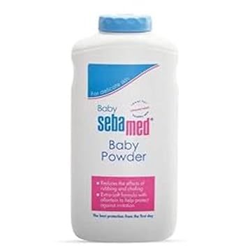 Baby Sebamed Powder| Olive Oil, Allantoin|Keeps newborn’s skin fresh|absorbs sweat|200 gm - image, photos