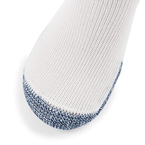 Thorlos Mens Xj Max Cushion Crew Running Socks, White/Navy (3 Pairs), X-Large US by Thorlos - Image 2