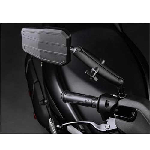 Espejos retrovisores universales de ABS antivibración para motos de 8mm y 10mm 4