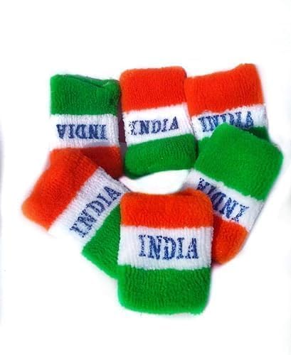 ARYANSH SHOPPE India Printed Tricolor Wristband for Republic Day, Independence Day- Free Size (PACK OF-image-49