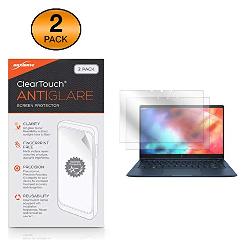BoxWave Screen Protector for HP Elite Dragonfly (Screen Protector ClearTouch Anti-Glare (2-Pack), Anti-Fingerprint Matte Film Skin for HP Elite Dragonfly