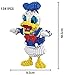 B&H-ERX Sistema del Bloque Miniatura Modelo 3D, Súper Pato Lindo de Mickey Mouse Minnie Mouse Margarita Don Donald Fauntleroy Duck, Rompecabezas del Juguete del Juego, Crafts Collection,F