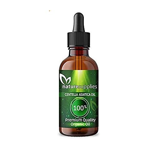Centella Asiatica Oil 30ml Known As Gotu Kola, GMO Free, Vegan, Undiluted - Stretch Marks Cream, Anti Wrinkle,Rich in Antioxidants for Skin Elasticity - Naturesupplies Cover