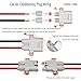 GUIRUIMOON Waterproof Anderson Connector, 100A Anderson Jumper Plug Connector Kit, Quick Battery Connection/Disconnection, Suitable for Cars and Excavators.(Ads 4 nut)
