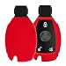 BEIJING ♋ PROTECTIVECOVER+ / Porte-clé Remote Titulaire Flanel TPU TPU Étui de Protection pour Mercedes-Benz 2007 C, E, S, CLA, CLS, GLK, CLK, SLK, Cas de Protection de la Mode