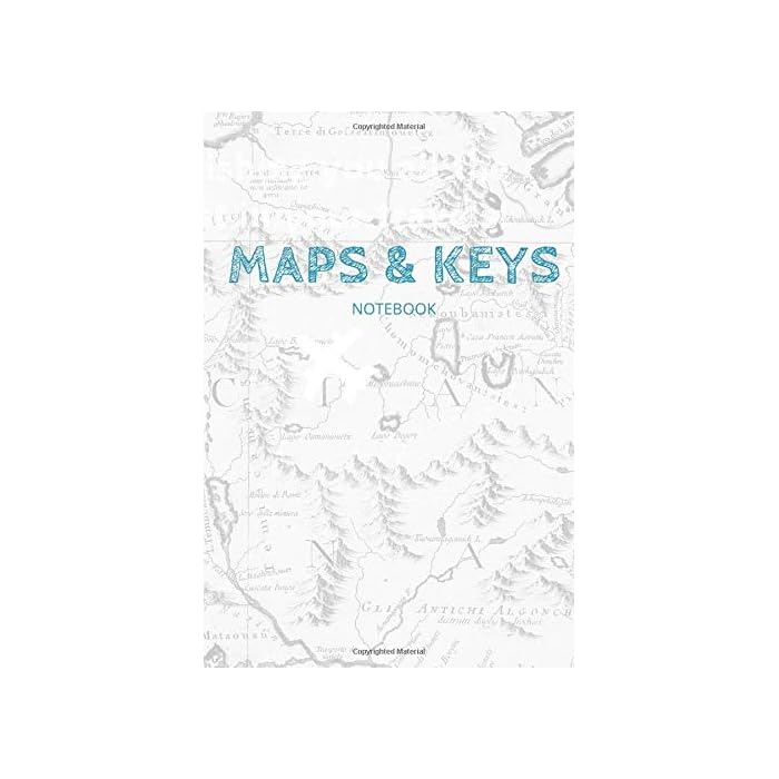 Buy Maps & Keys Notebook Quad Ruled Paper (6x9) Sketchbook for map
