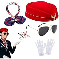 MUNSKT - Juego de 5 accesorios de vuela, diseño de aerolínea,
