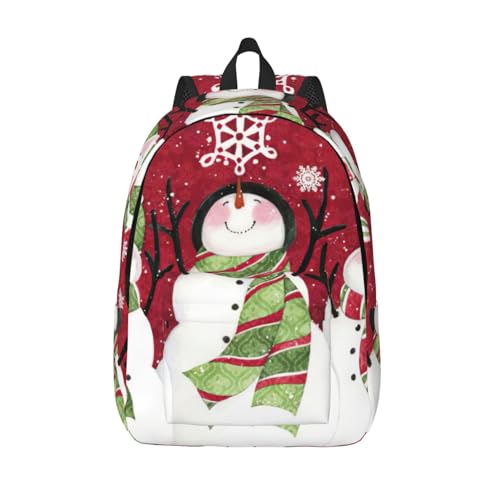 Sac à dos de voyage femme fini le désordre avec le motif bonhomme de neige