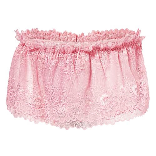 Mens Lace Skirted Thongs Sexy Underwear Sissy Panties