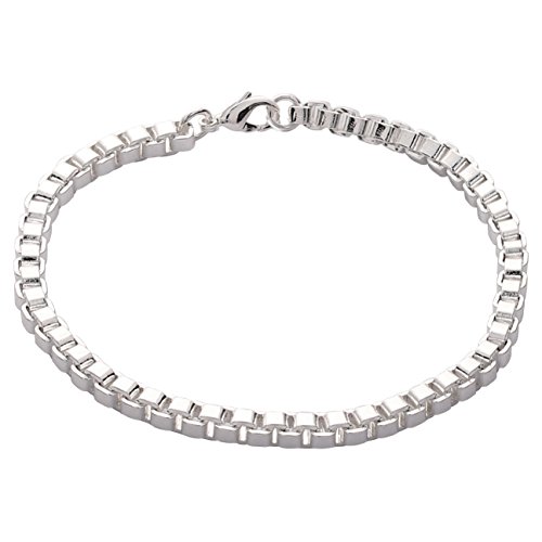 Preisvergleich Produktbild Styleziel Damen Armband 925 Silber pl Venezianerkette Armkette 21cm 1818
