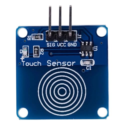TTP223 1 Channel Touch Switch Module, TTP223B Capacitive Touch Sensor Button for Arduino DIY KIT