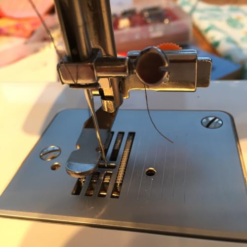 Image of ZENITH Orange Adjustable Zipper Pressure Foot Snap on Type for Automatic Electric Low Shank Sewing Machines Suitable for Usha Janome Brother Singer etc Steel Finish (Orange Adjustable Zipper)