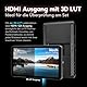 Portkeys LH7P 7 Zoll 1000 Nit Touchscreen Kamera Monitor Wireless Control Touch Sensitive Screen Control Field Monitor 3D LUT Luma Waveform Falsche Farbe für DSLR BMPCC 6K Pro Kameramonitor (Schwarz)
