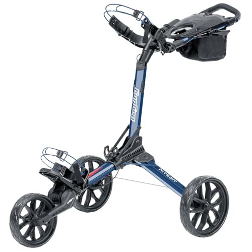 Image of Bag Boy Nitron Golf Push Cart, Navy /Black /Cobalt