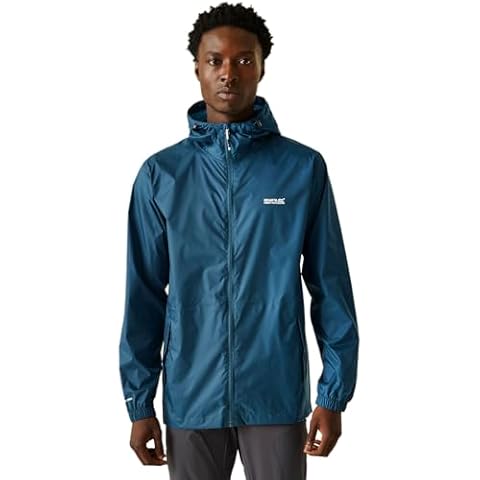 Regatta Men's Waterproof Packable Jacket, Blue Cover