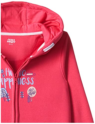 Image of Amazon Brand - Jam & Honey Girls' Sweatshirt (JHAW20GSWT115 Fuchsia 8-9 Years)
