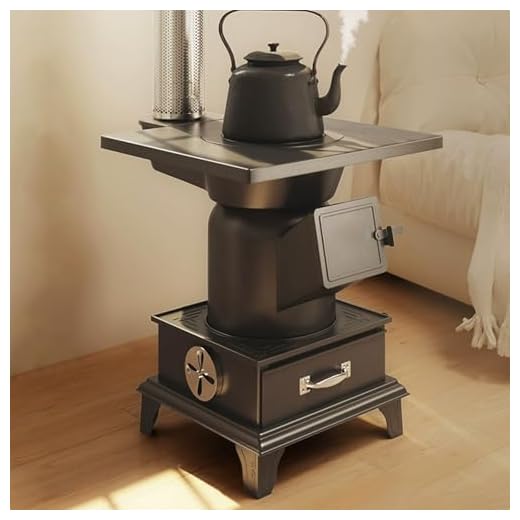 Estufa De LeñA, Estufas De Pellets con Entrada De Aire Ajustable For CalefaccióN, Cocina Y Pesca En Hielo.