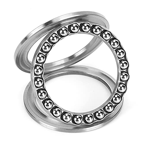 Industrial Bearings, Axial Thrust Ball Bearing, Strong Strong Loadbearing Capacity Superaccurate Raceway for Bearing Thrust Ball Bearings 51114 Bearing Steel