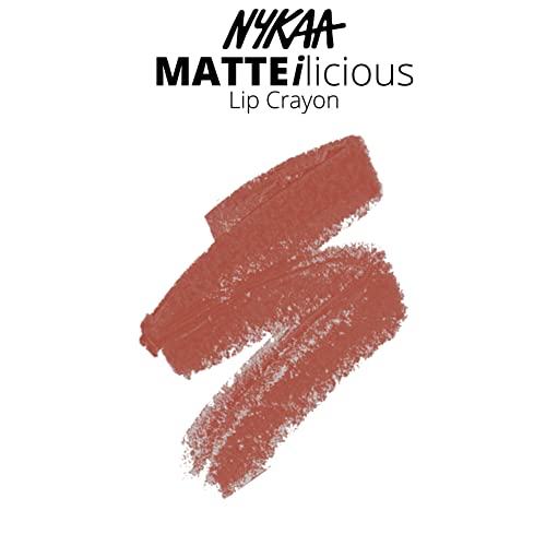 Image of Nykaa Matte-illicious Lip Crayon Lipstick