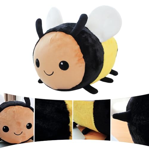 Stofftier Biene Plüschtier, Biene Kuscheltier, Plüschtier Biene Stofftier Puppe, Plüsch Biene Spielzeug Gefüllte Tiere Spielzeug Kinder Mädchen Jungen Geschenke für Geburtstag,Weihnachten,20CM