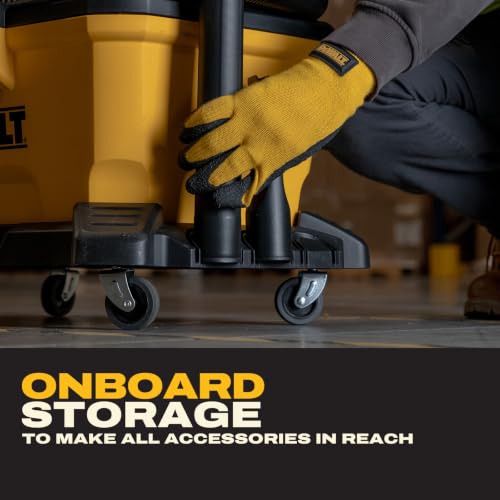 Image of DEWALT 20V MAX Cordless Wet Dry Shop Vac 6 Gallon, Portable Vacuum Cleaner with Powerful Suction, Blower Function, On-Board Storage, Jobsite & Garage Vacuum, Tool Only, DXCVXA06B