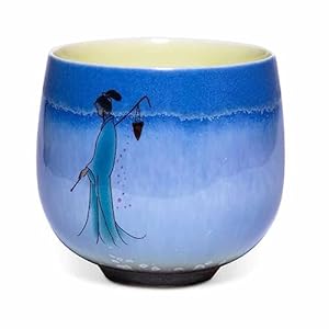 Maoci Japan Design Matchaschale, blau, 135ml