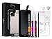 Trop Saint® Kit di Riparazione Vetro Schermo per iPhone 5C - Nero Ricambio Completo LCD Display - con Istruzioni, Attrezzi e Pellicola Protettiva in Vetro Temperato