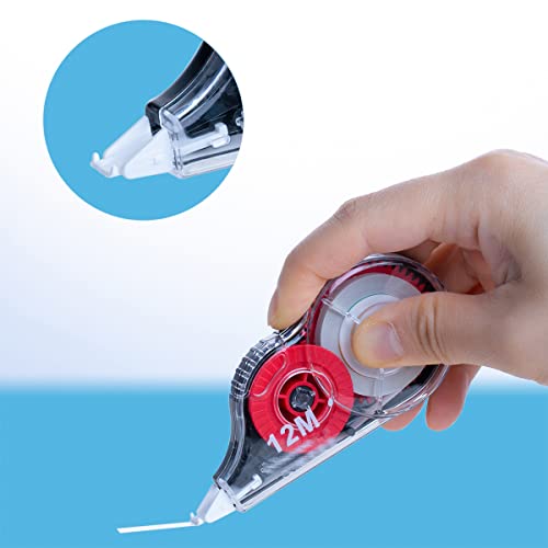 Dosewart Correction Tape, 12 Pack White Out Correction Tape Dispenser, Easy To Use Applicator For Instant Corrections, Study Supplies And Office Products #TOP2