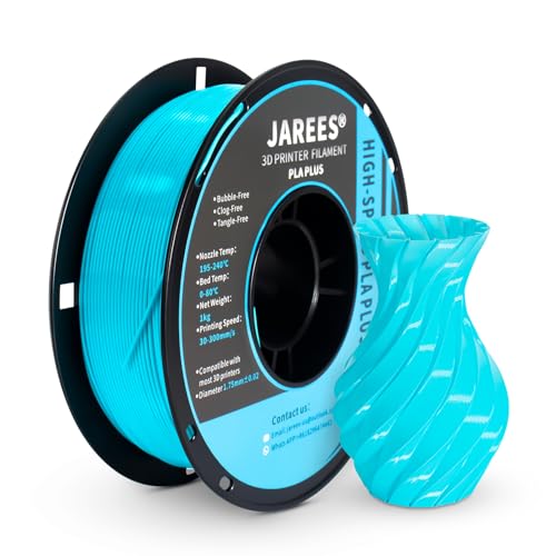 Image of PLA Filament 1.75mm, Neatly Wound Turquoise Cyan 3D Printer Filament Pla, High Speed Teal PLA 1kg Spool (2.2lbs), Dimensional Accuracy + /- 0.02 mm, Fit Most FDM Printer